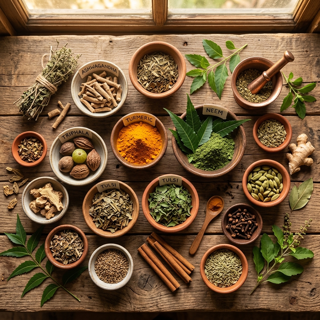Herbal Ayurvedic medicines